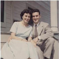 Scanned family photo from 1955