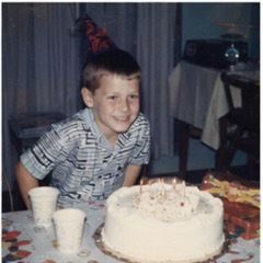 Scanned birthday photo from 1968